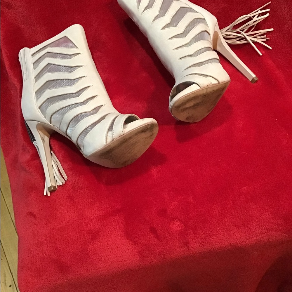 Guess Open Toe Shoe Style Boots With Zipper - image 4